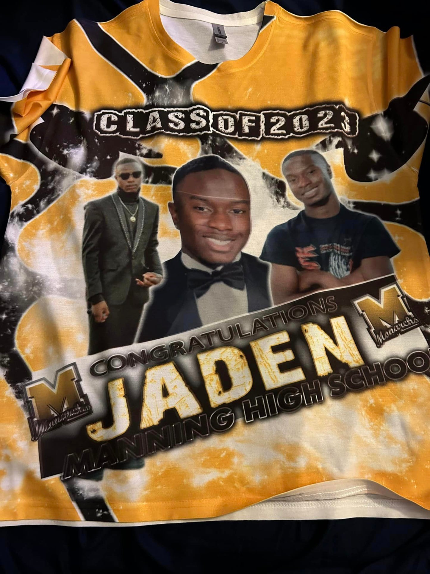 3-DShort Sleeve Tee 100% POLYESTER