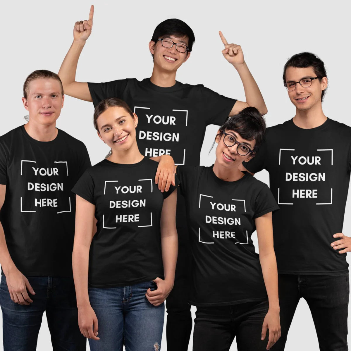 GROUP SHIRTS FRONT DESIGN ONLY